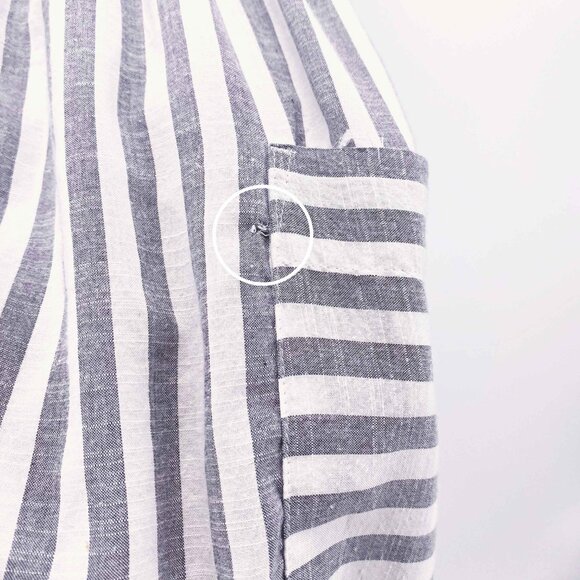 AEO Striped Button Front Midi Dress - Picture 5 of 10